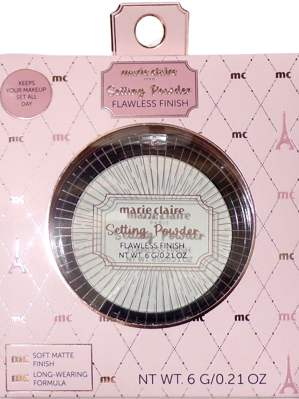 Marie Claire Makeup Flawless Finish Soft Matte Finish Setting Powder NWT